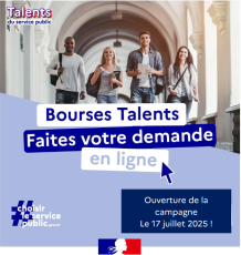 Pour un égal accès à la fonction publique : le dispositif "bourses Talents"