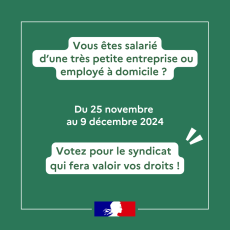 Élection syndicale TPE : votez pour le syndicat qui fera valoir vos droits ! 