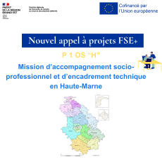 AAP 2023 Mission d'accompagnement socio-professionnel et d'encadrement technique en Haute-Marne 